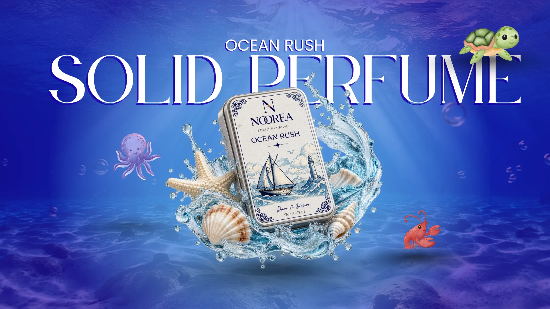 Noorea Ocean Rush solid perfume